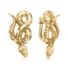 Gold earrings
