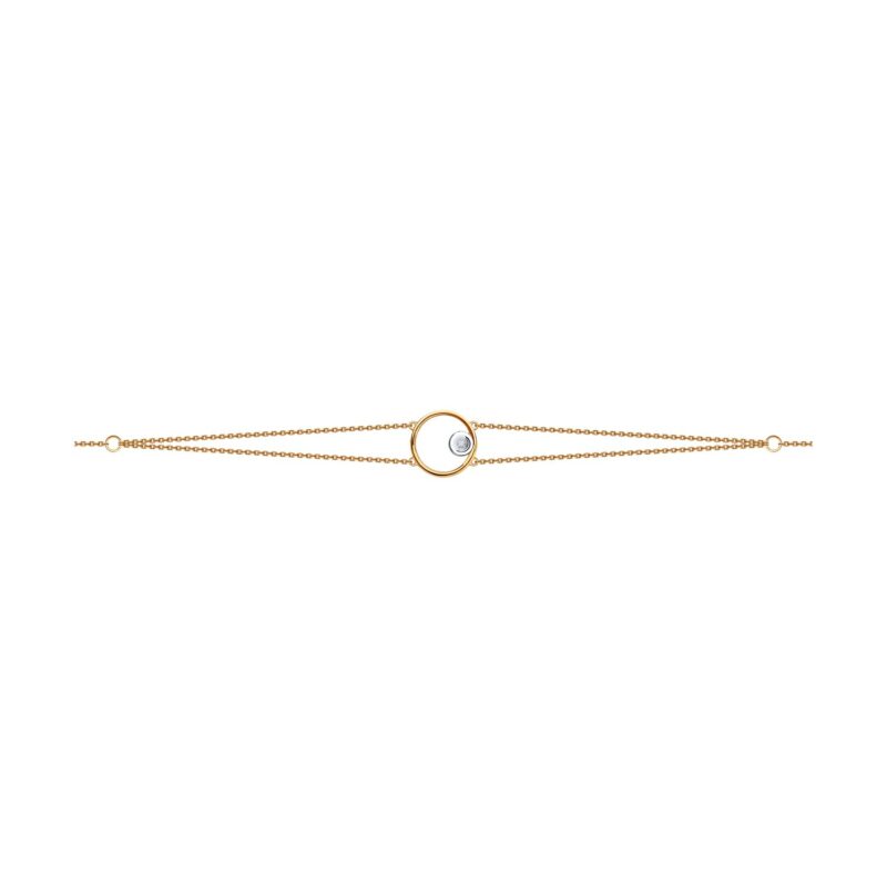 Orbit Diamond Chain Bracelet - Image 2