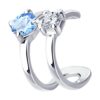 Twilight Duet Silver Ear Cuff