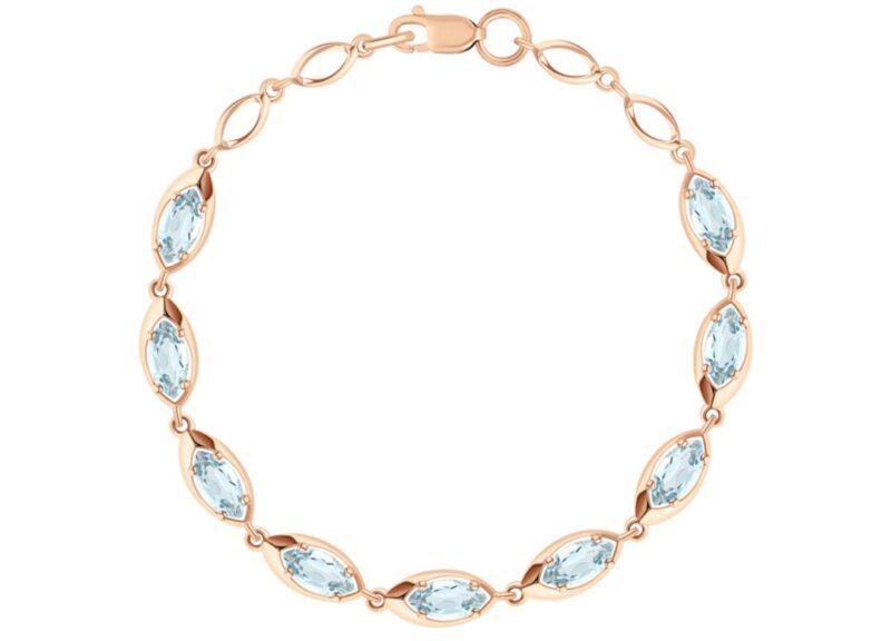 Serene Sky: Natural Sky Topaz Tennis Bracelet