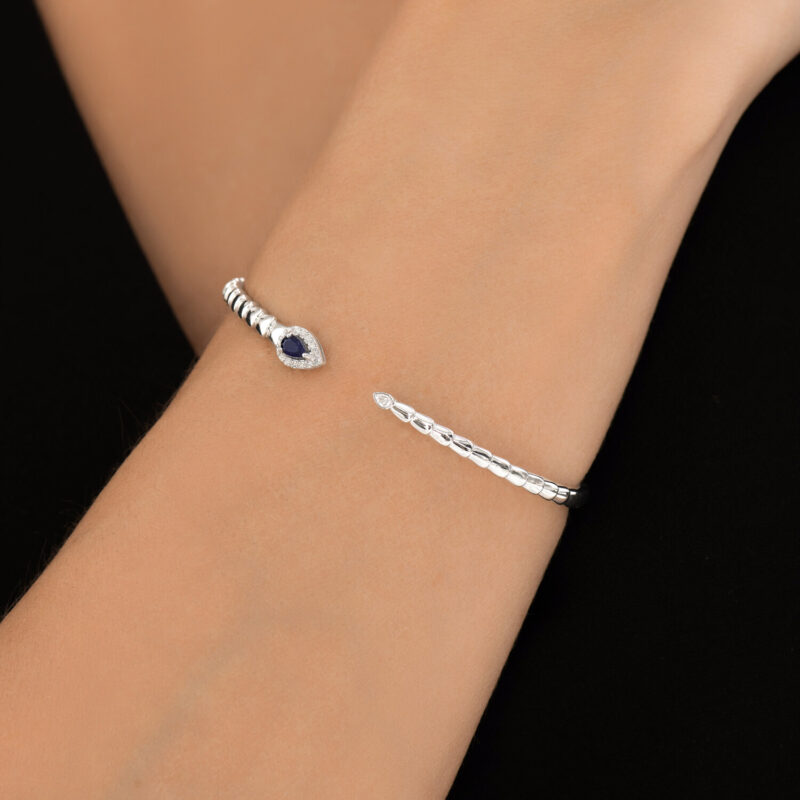 Crown Jewel Sapphire & Diamond Bracelet - Image 3
