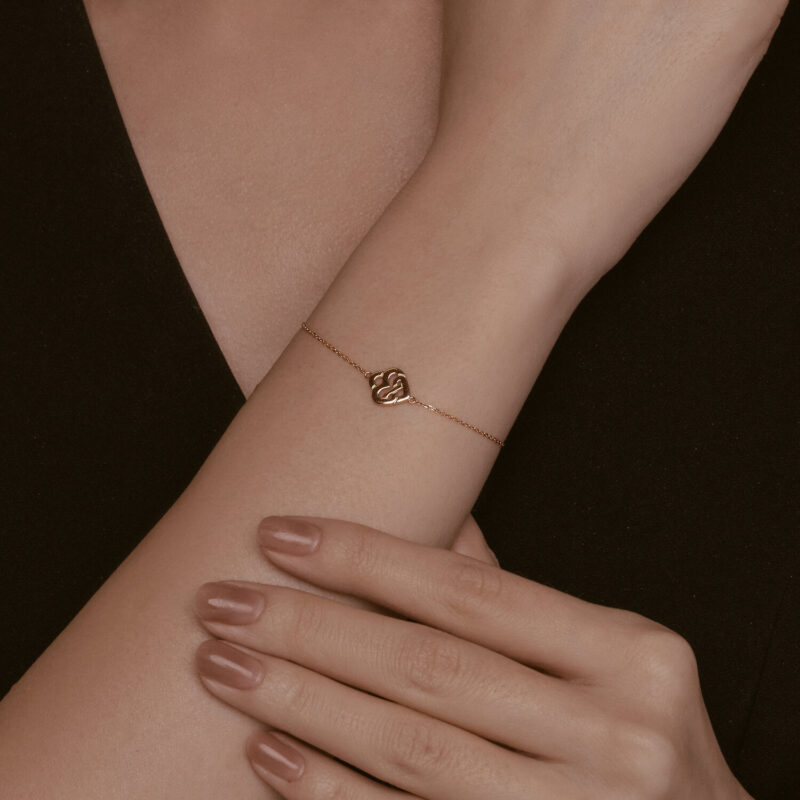 Trinity Twist Gold Bracelet - Image 3