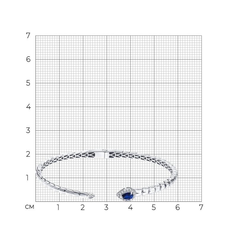 Crown Jewel Sapphire & Diamond Bracelet - Image 4