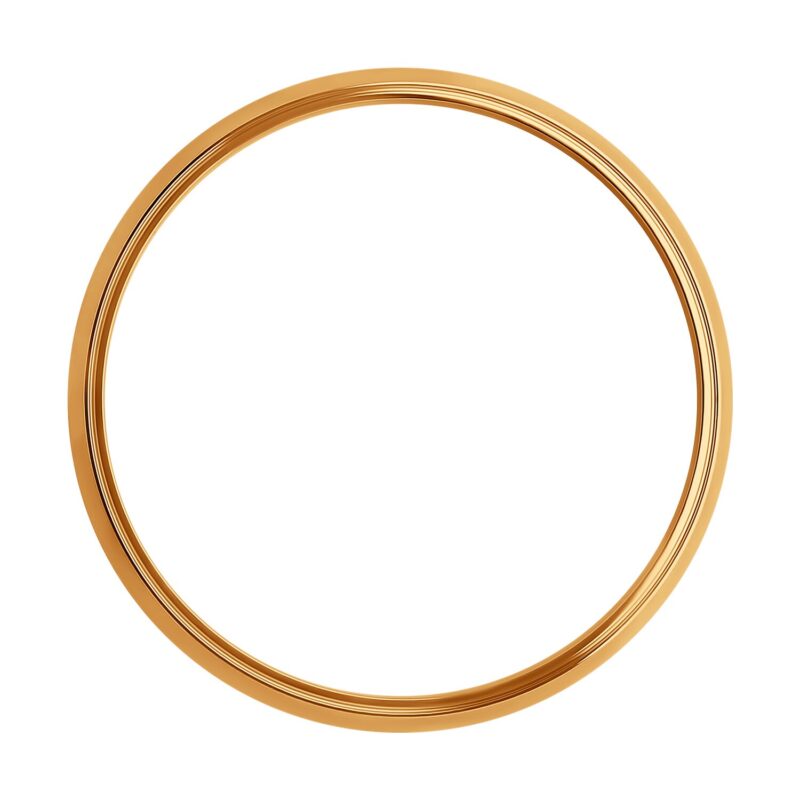 Wedding ring made of gold, comfort fit, 4.5 mm - Image 3