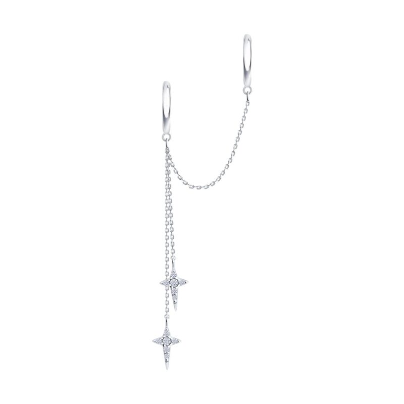 Celestial Drape Star Earring - Image 2