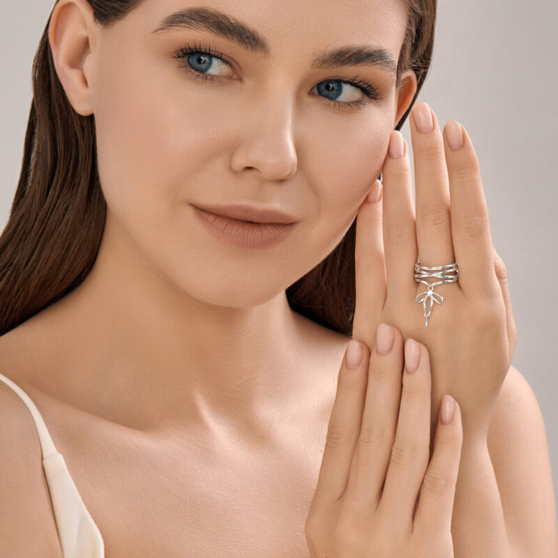 Dewdrop Interlace Ring - Image 4