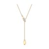 Geometric Diamond Drop Necklace