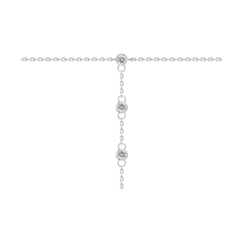 SparkLink Silver Chain Ring Bracelet - Image 3