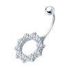 Crystal Halo Navel Piercing