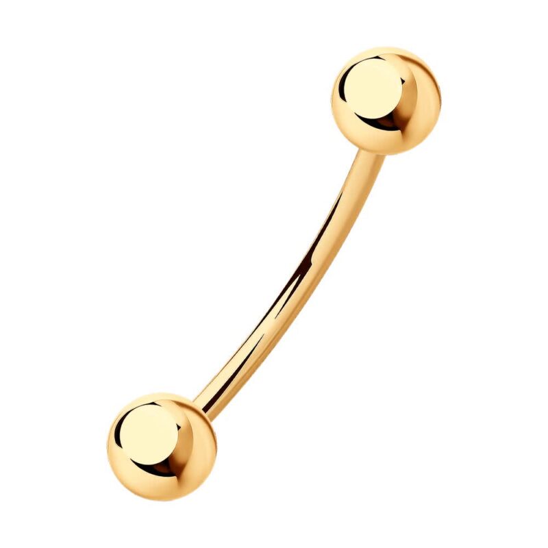 Premium Gold eyebrow piercing