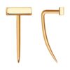 The Aurum Edge Studs