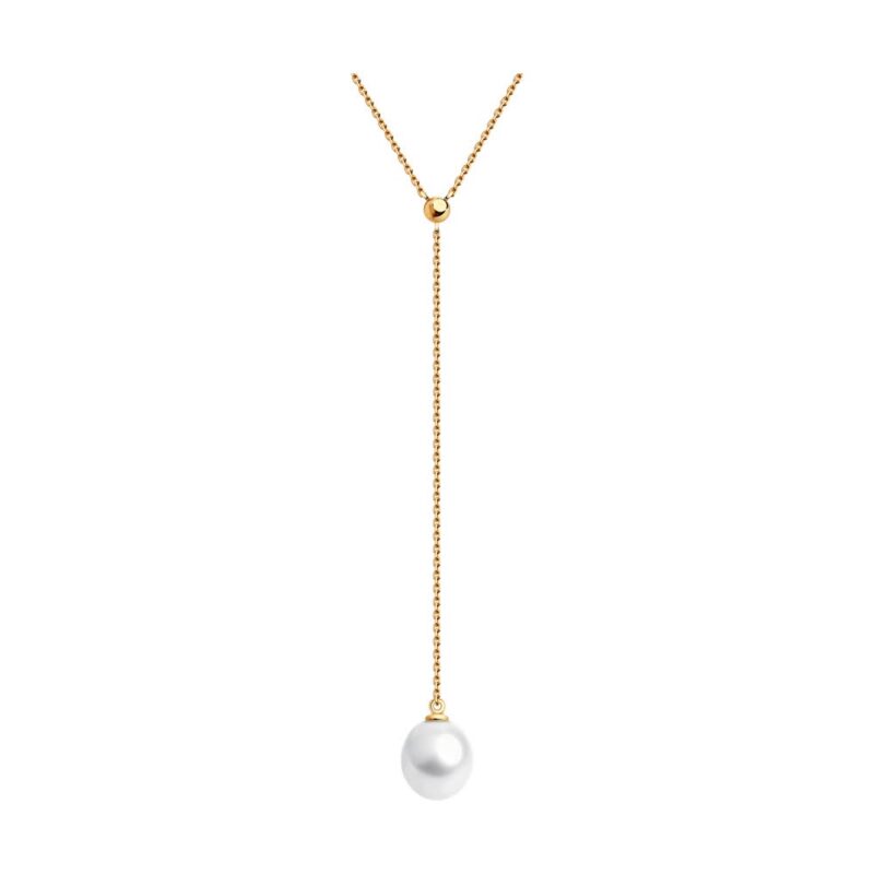 The Solo Pearl Drop Necklace