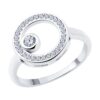 Silver & Cubic Zirconia Circle Ring