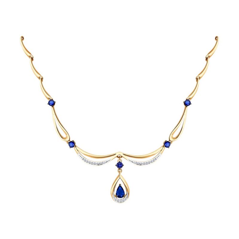 Sapphire Étoile Necklace
