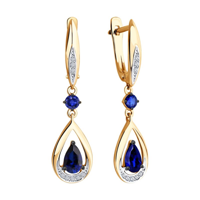 Sapphire Étoile Earrings