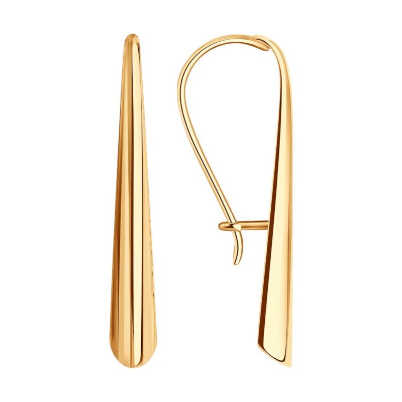 Gold Teardrop Earrings