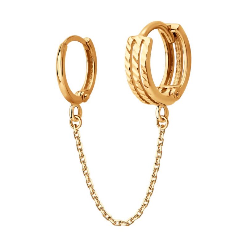 The Linked Hoop Earring
