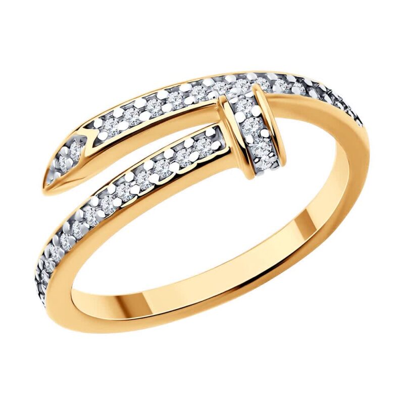 The Pave Nail Ring