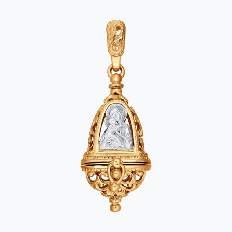 Vladimir's "Mother of God" Icon Pendant