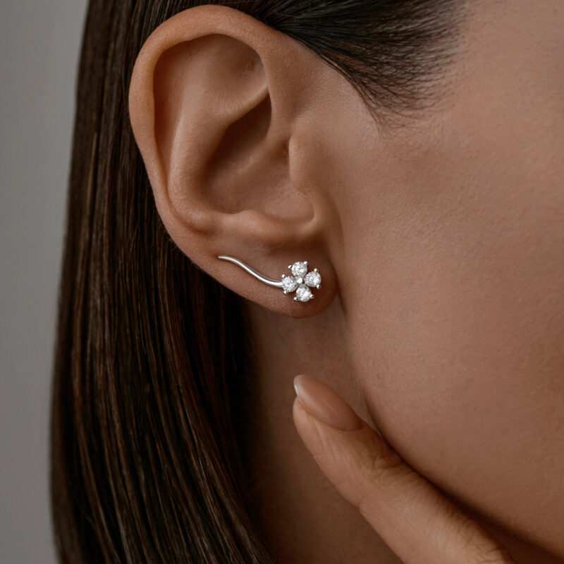 Petal Hook Earrings - Image 2