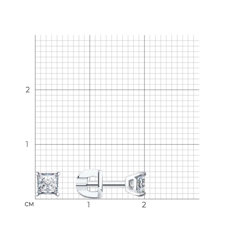 Vera Éclat diamond stud Earrings - Image 4