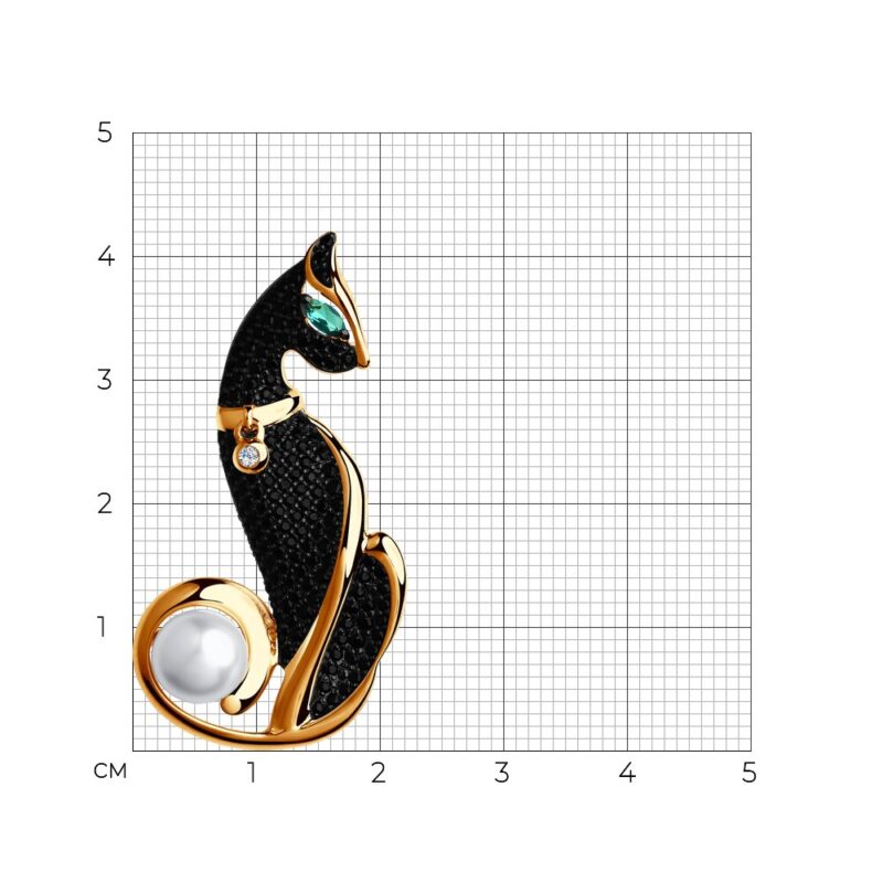 Noir Félin Brooch - Image 4