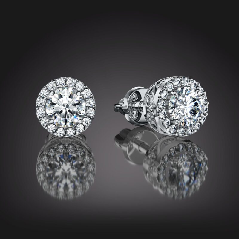 Noctis Glow diamond stud