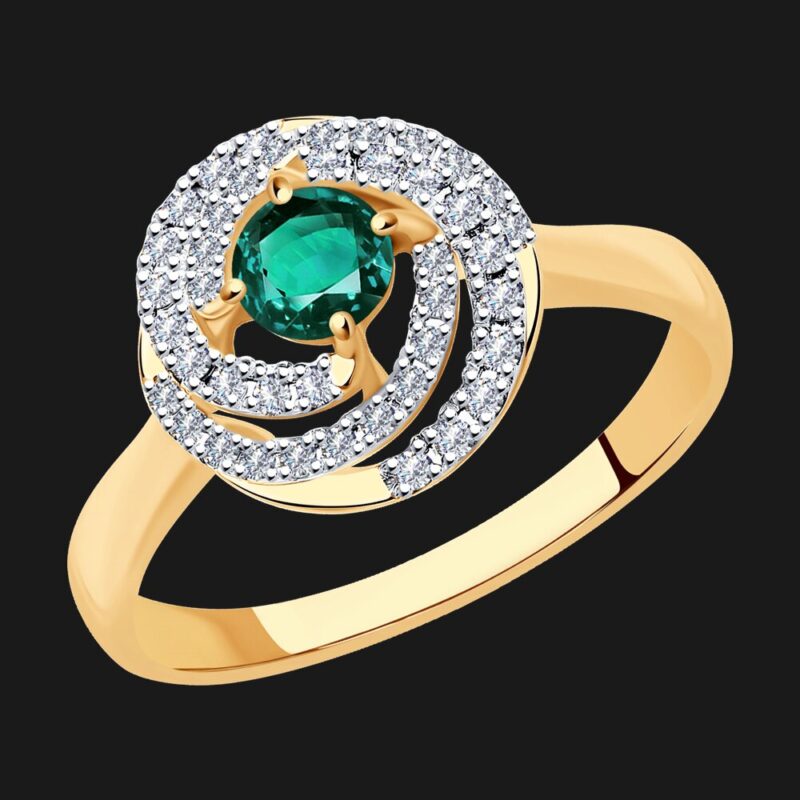 Emerald Bloom Ring