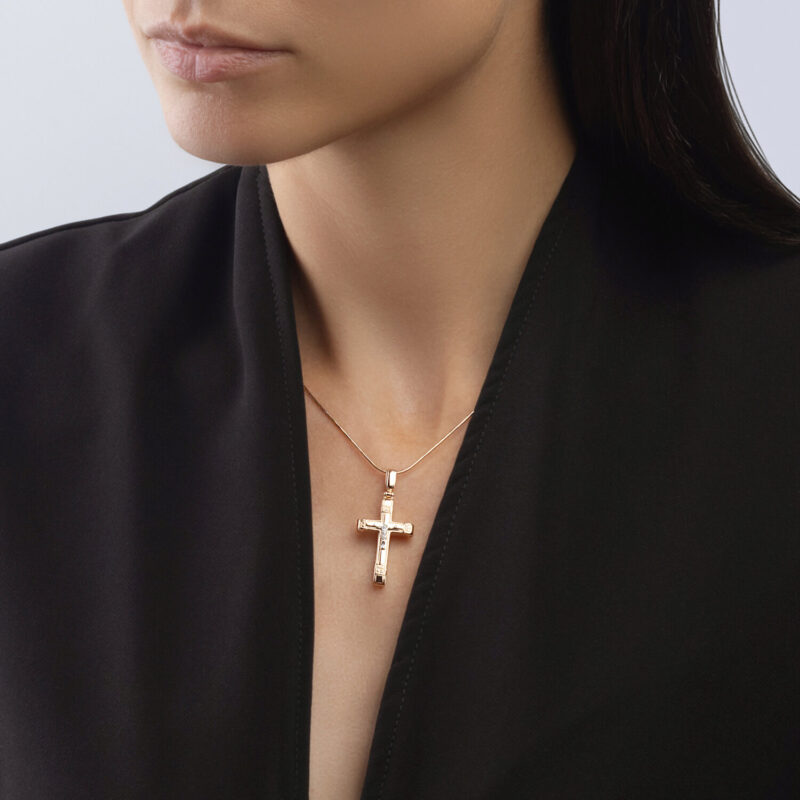 Modern Orthodox Cross with "Save and Protect" Inscription - Image 3