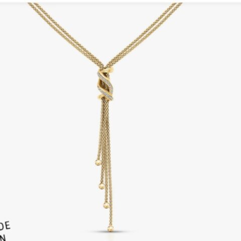 Golden Cascade Necklace
