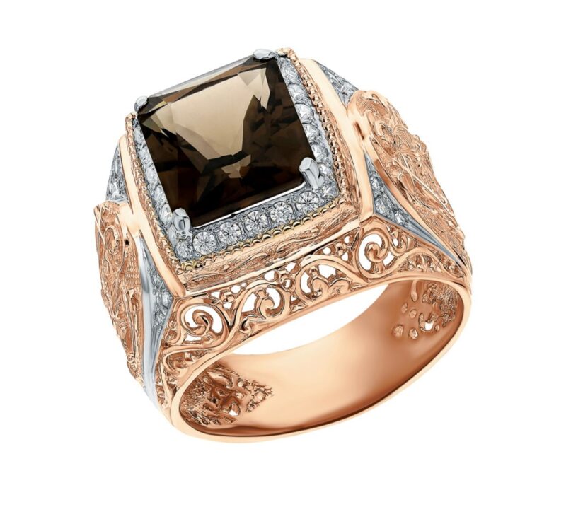 The Tobacco "Smoky Regent" Ring