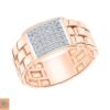 The Diamond Track Ring