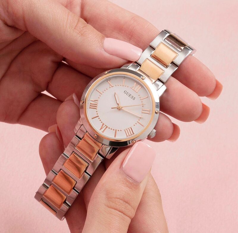 The GUESS "Dawn" Two-Tone Watch - Image 5
