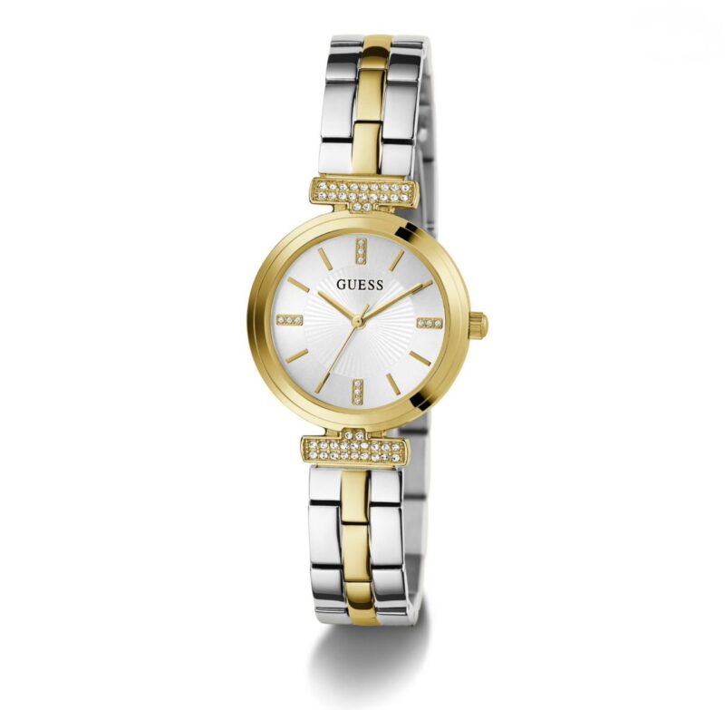 GUESS Array Ladies Two-Tone Analog Watch