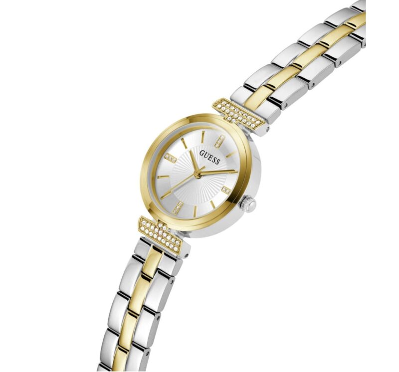 GUESS Array Ladies Two-Tone Analog Watch - Image 3