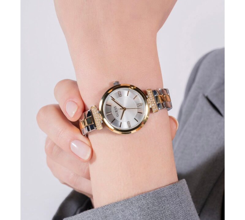 GUESS Array Ladies Two-Tone Analog Watch - Image 6
