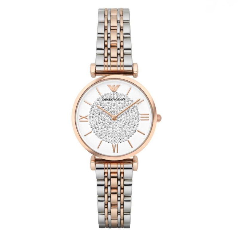 Emporio Armani T-Bar Gianni Two-Tone Watch