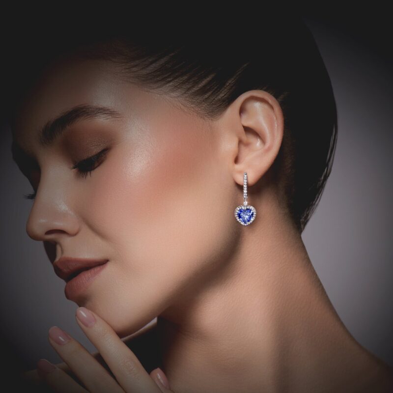 Enchanted Twilight Tanzanite and Diamond Earring - Image 4