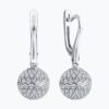 The Orbital Diamond Sphere Earrings