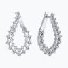 The Seraphim Tear Diamond Drop Earrings