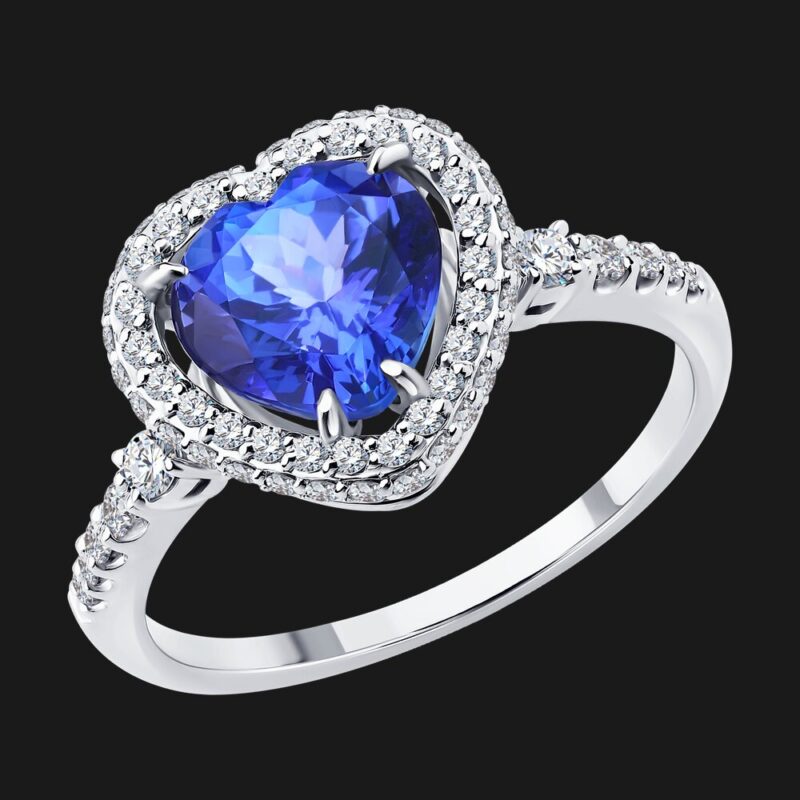Enchanted Twilight Tanzanite and Diamond Ring