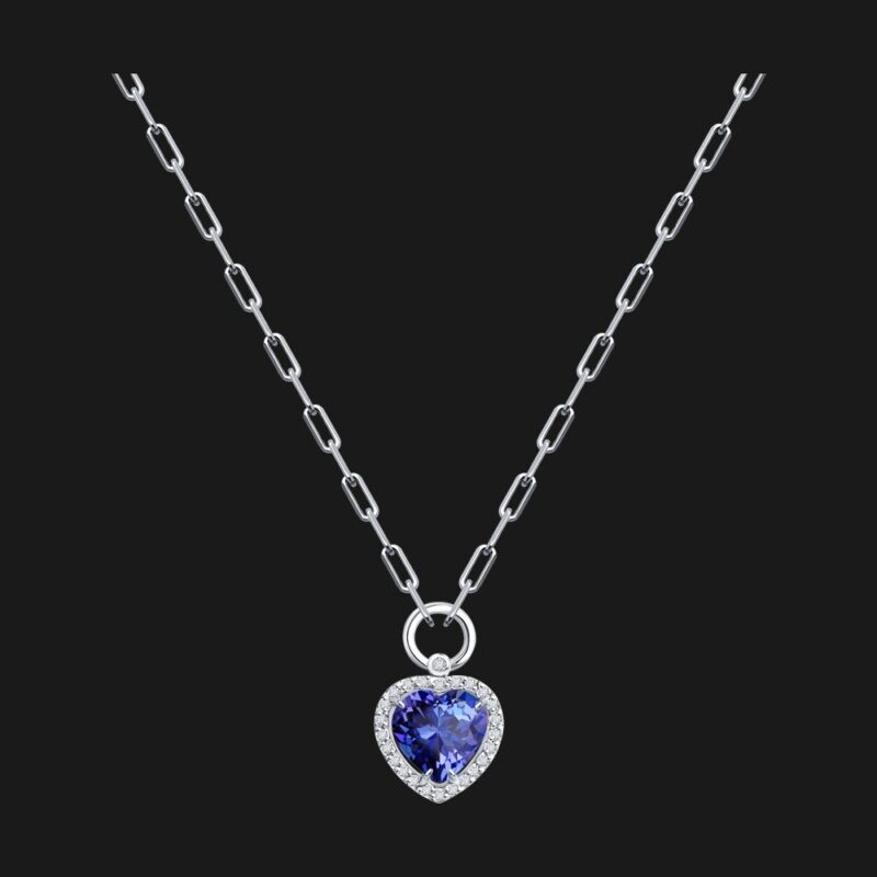 Enchanted Twilight Tanzanite and Diamond Necklace