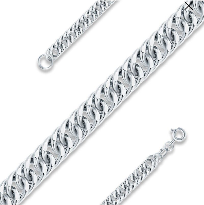 Bold White Gold Chain