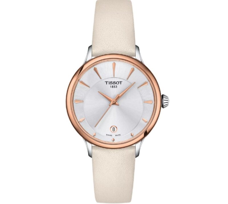 Tissot Odaci-T Rose Gold & Leather Watch