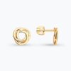 Vermeil Diamond Studs