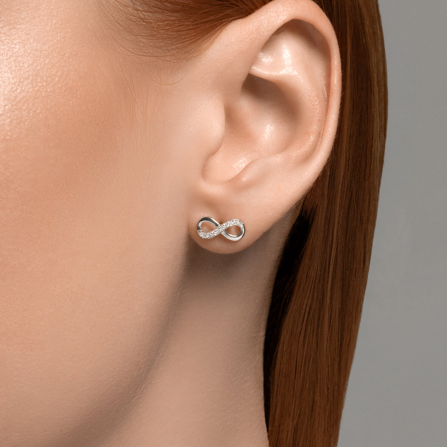 Infinity Symbol Stud - Image 3