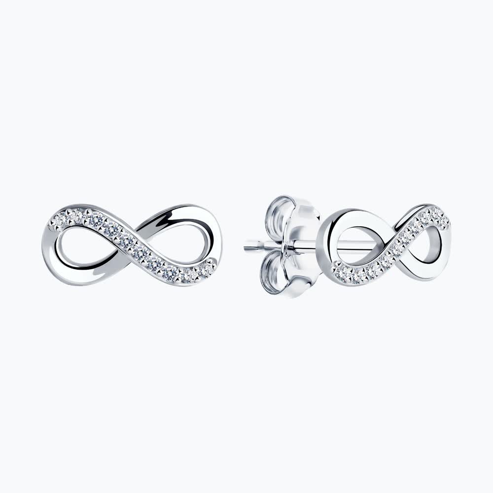 Infinity Symbol Stud - Image 2