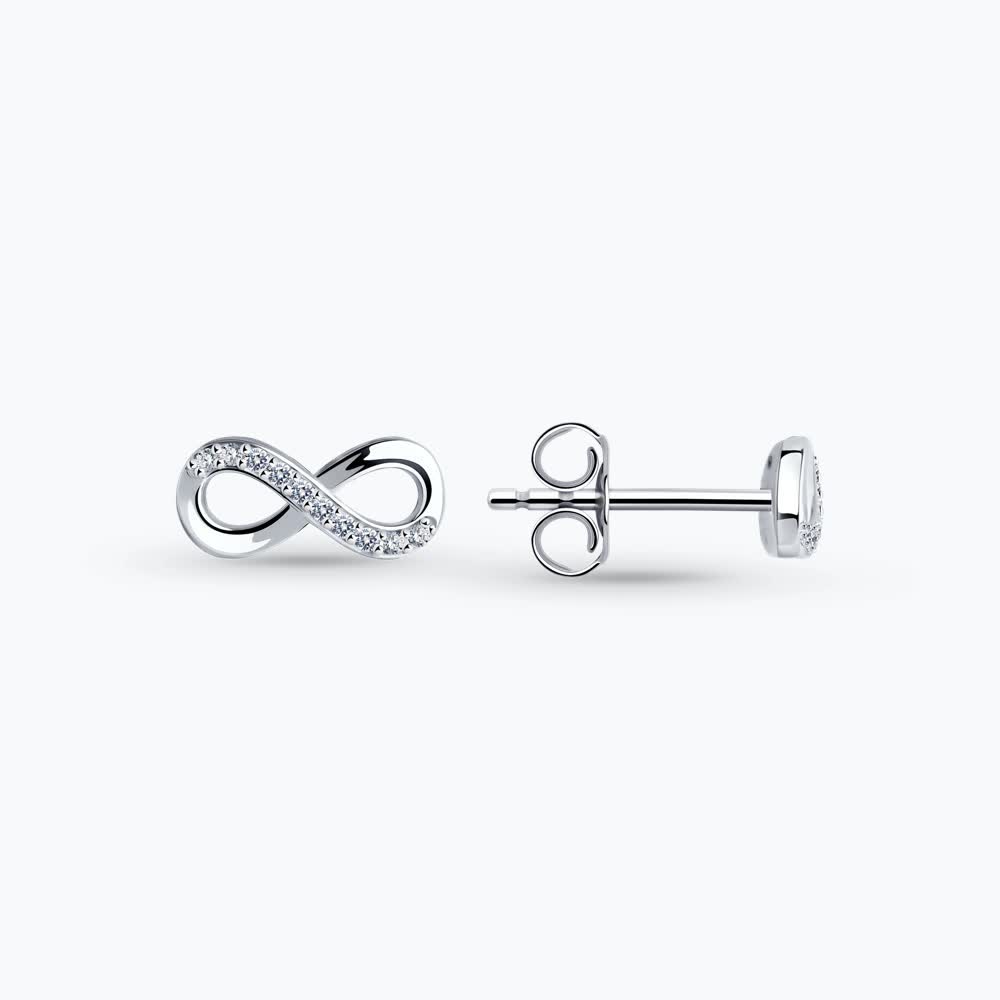 Infinity Symbol Stud