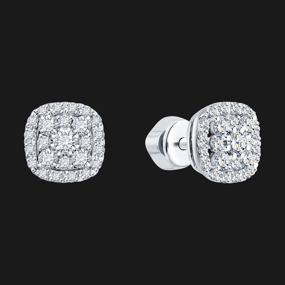 La Couronne No. I Diamond Studs