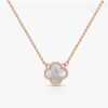 Heirloom Quatrefoil Pearl Necklace